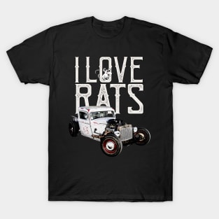 Auto Series I Love Rats T-Shirt